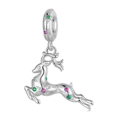 Christmas Reindeer Pendant Charm