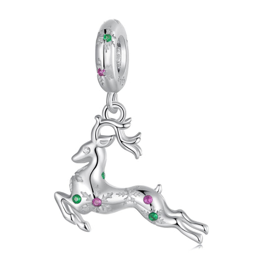 Christmas Reindeer Pendant Charm
