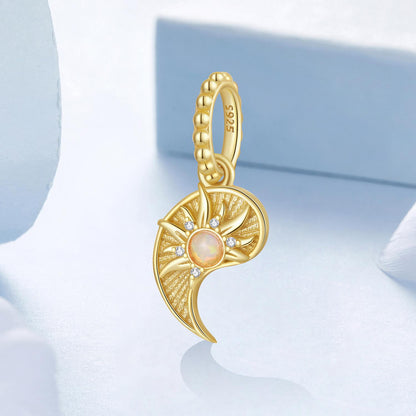 Taiji Bagua Sun Pendant Charm