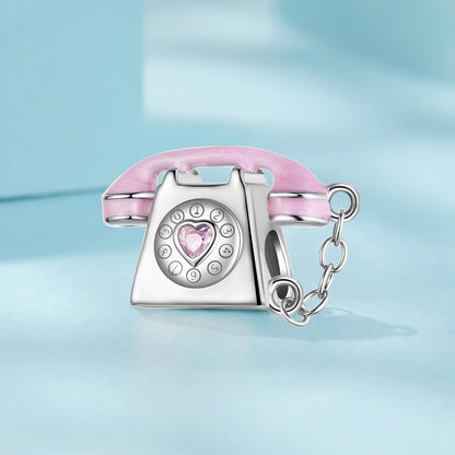 Vintage Telephone  Charm