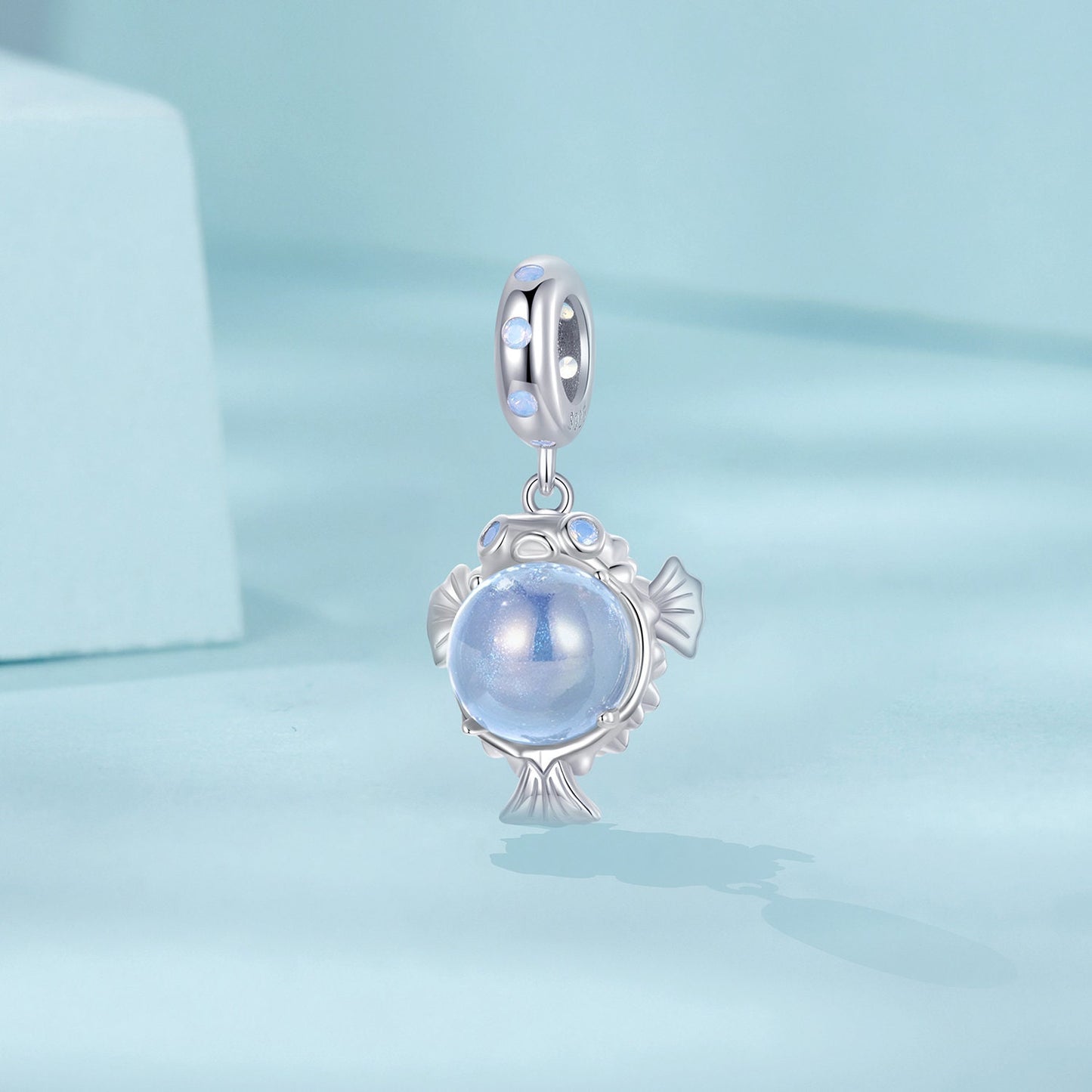 Ocean Pufferfish Pendant Charm