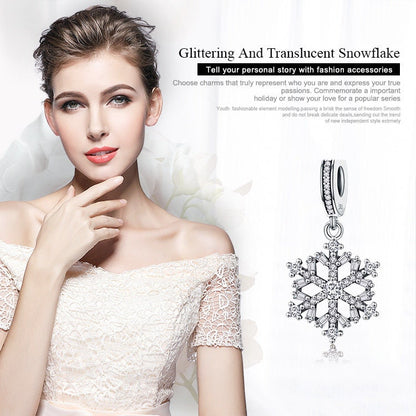 Christmas Theme Snowflakes Charm