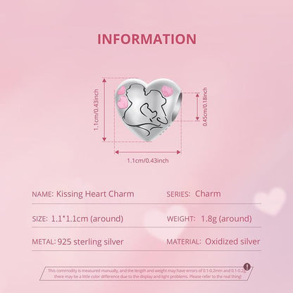 Kissing Heart Charm