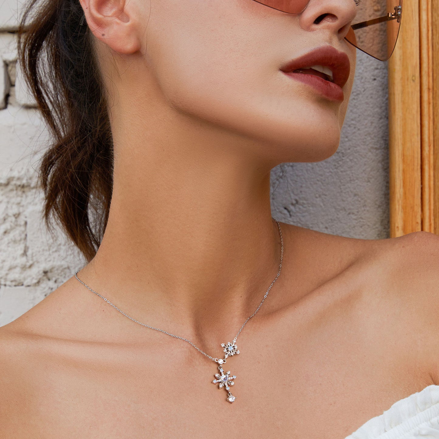 Snowflake Pendant Necklace