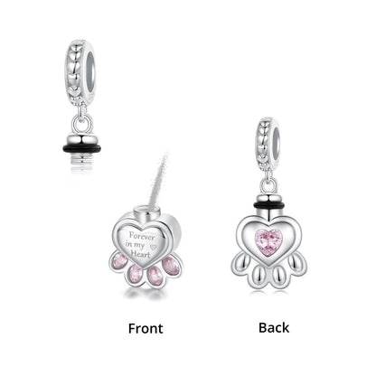 Pet Memorial Urn Ashes Pendant Charm