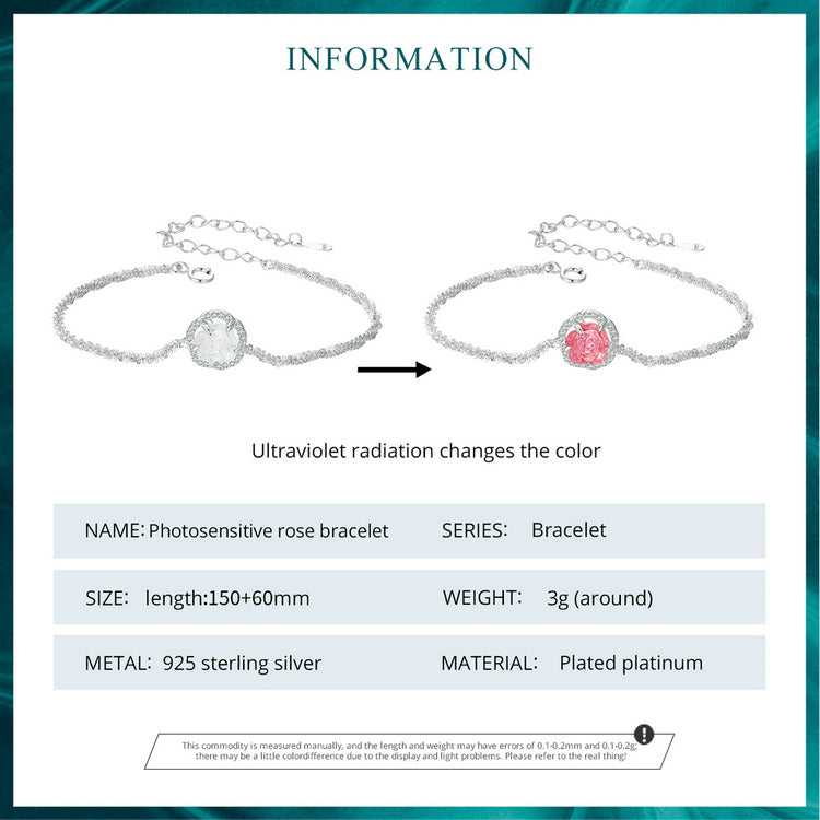 Luminous Rose Bracelet