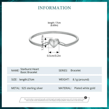 Starlight Heart Accent Bracelet