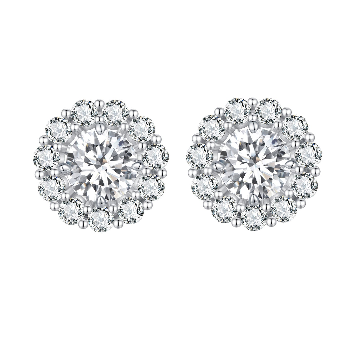 0.5ct Moissanite Studs