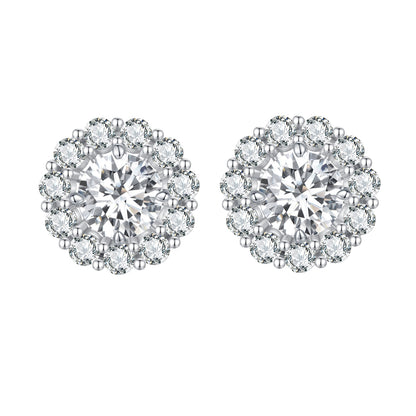 0.5ct Moissanite Studs