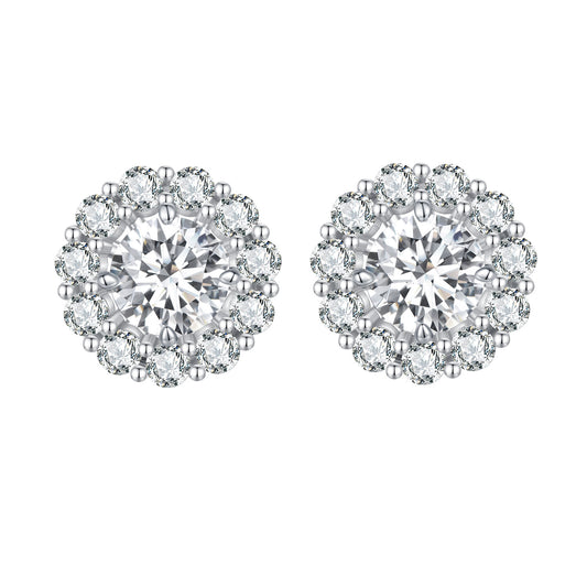 0.5ct Moissanite Studs