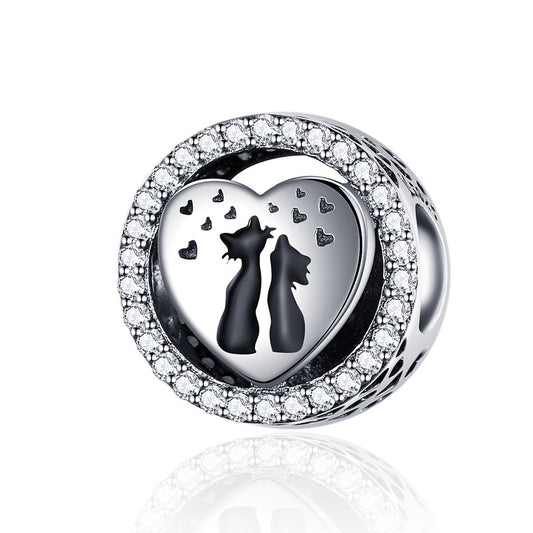 Cats in Love Charm