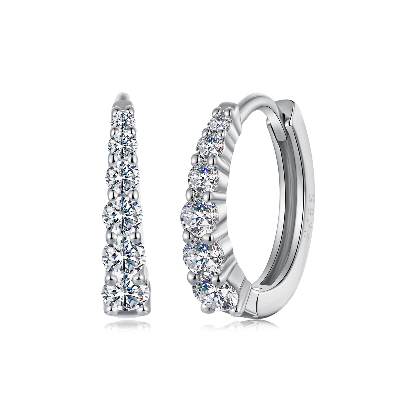Moissanite Ear Climbers