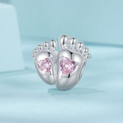 Love Footprint Charm
