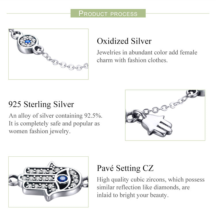 Hamsa Charm Bracelet