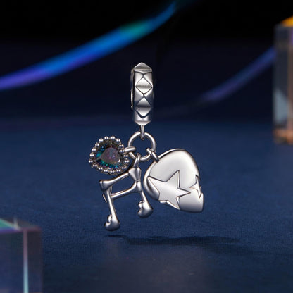 Rock Music Pendant Charm
