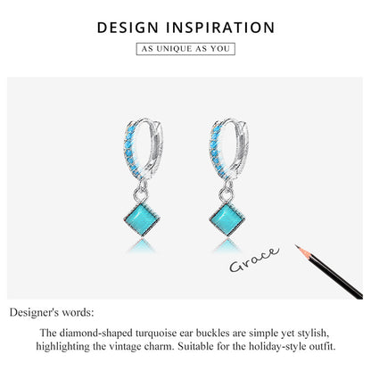 Stone Clip Earrings