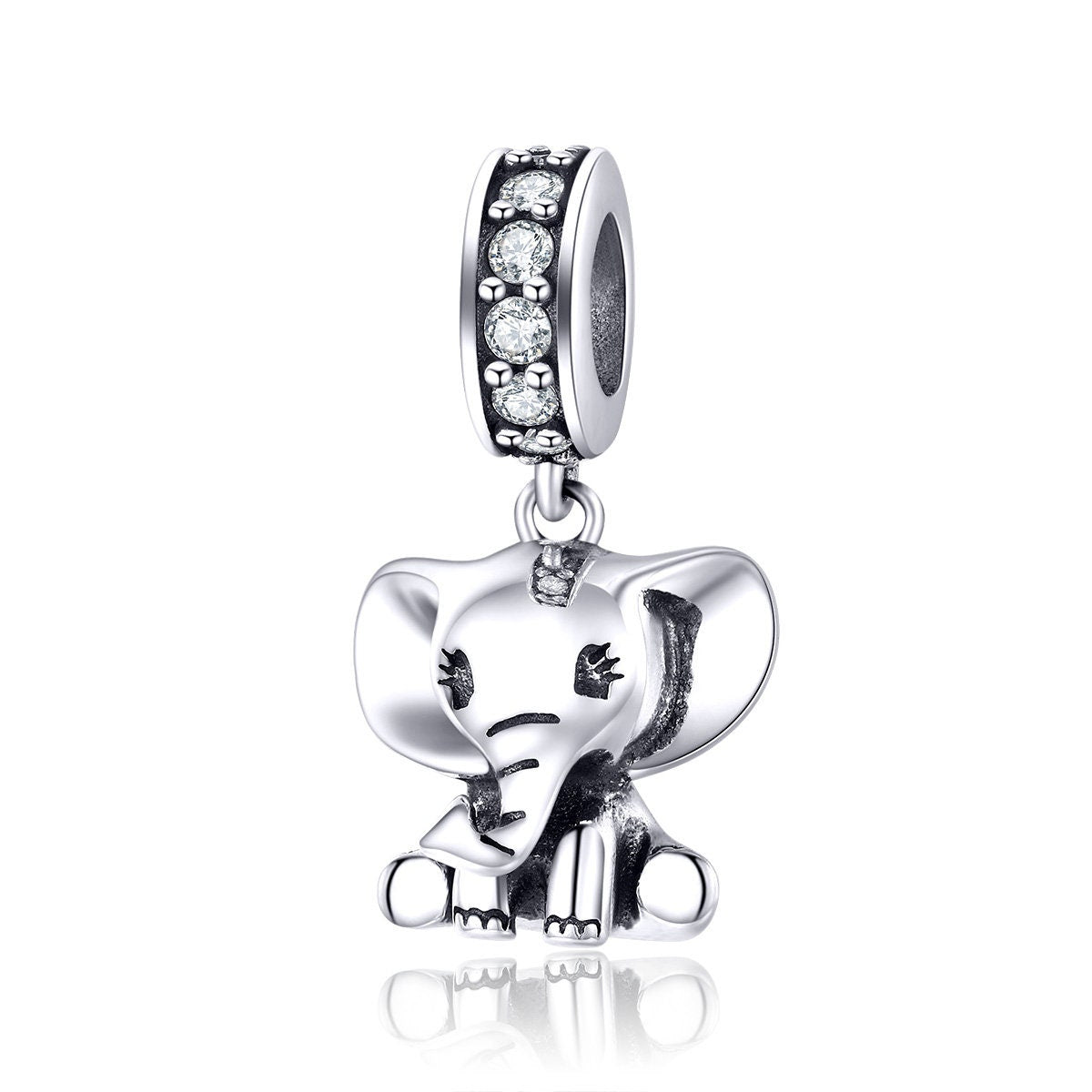 Cute Baby Elephant Charm