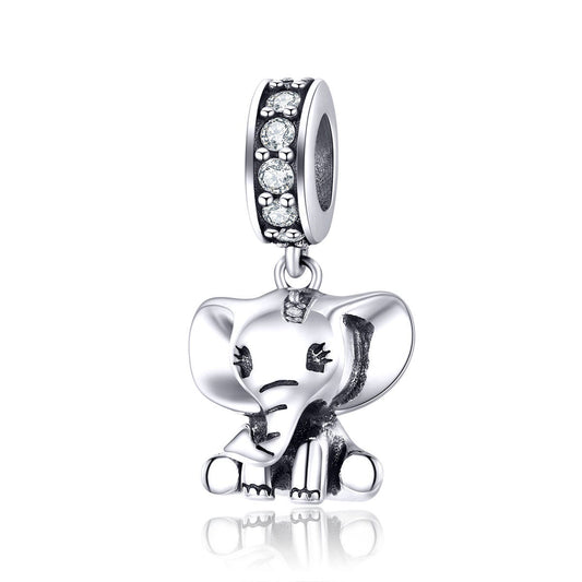 Cute Baby Elephant Charm