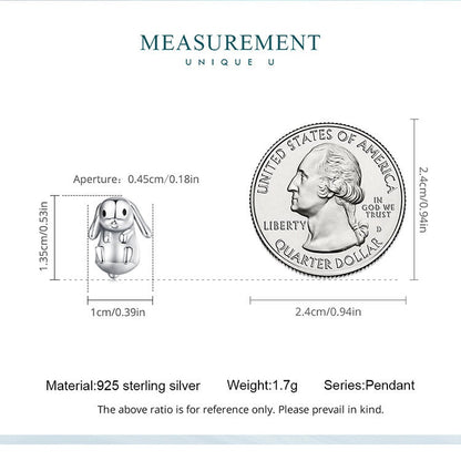 Lop-eared Rabbit Bead Charm