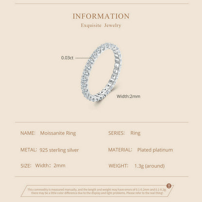 Moissanite Ring