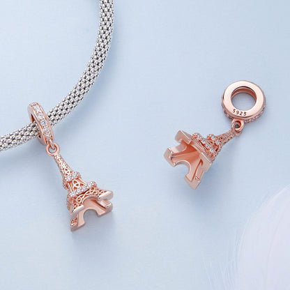 Eiffel Tower Hanging Bead Pendant Charm