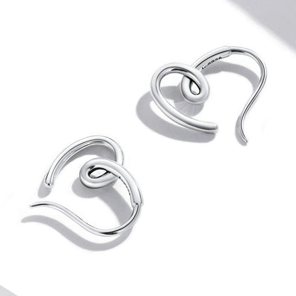 Minimalist Heart Stud Earrings