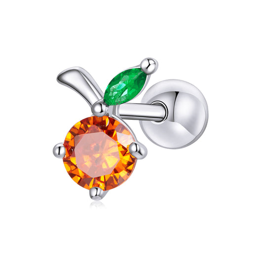 Summer Orange Drop Earrings