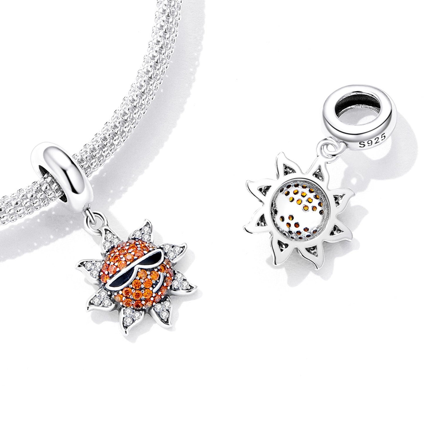 Delicate Sun Pendant Charm