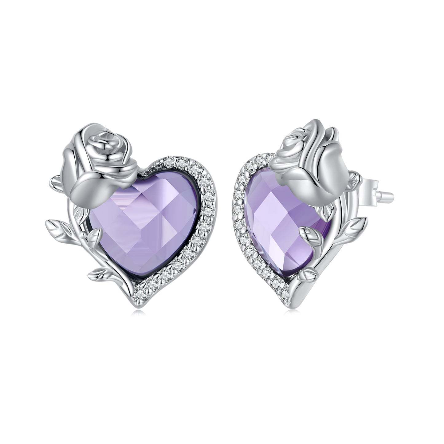 Rose Stud Earrings