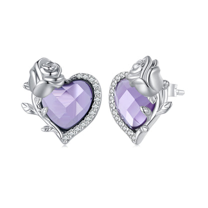 Rose Stud Earrings