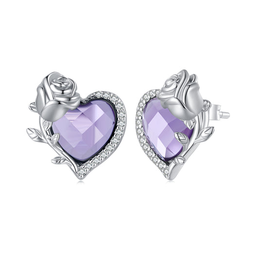 Rose Stud Earrings