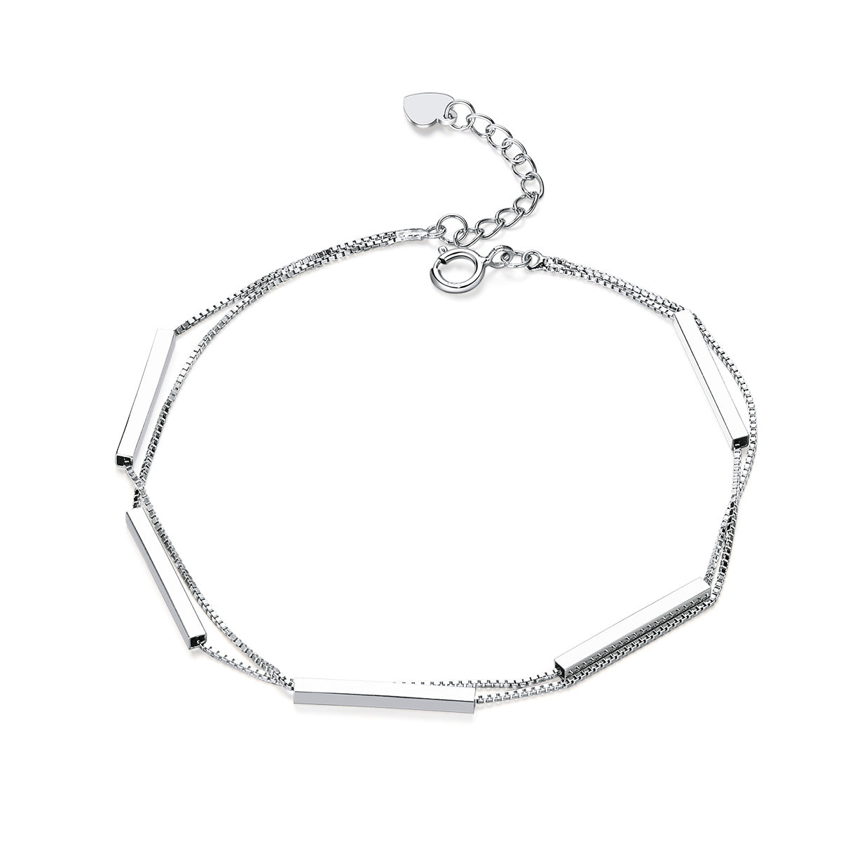 Geometric Bar Double Layer Bracelet