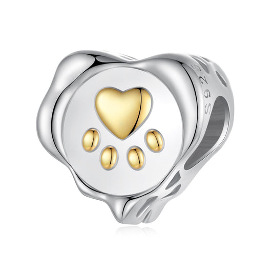 Pawprint Seal Charm