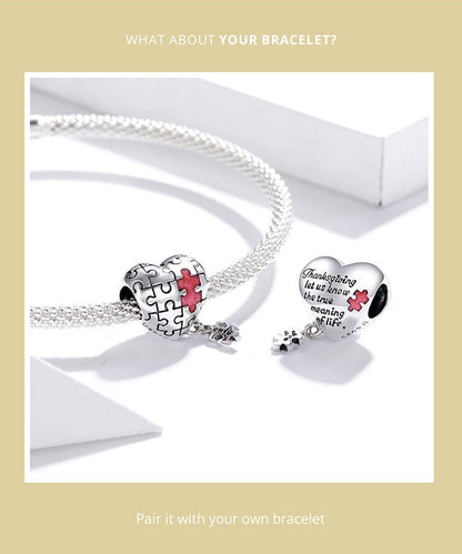 Love Jigsaw Charm