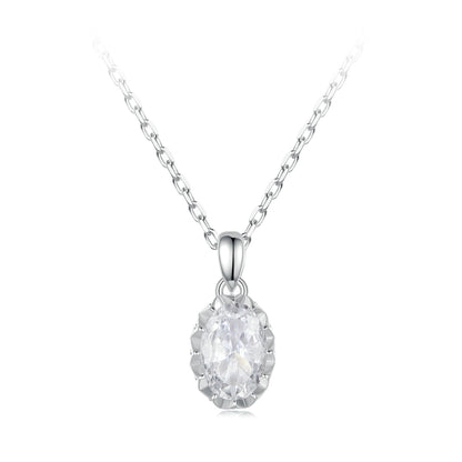 Brilliant 1ct Moissanite Necklace