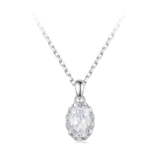 Brilliant 1ct Moissanite Necklace