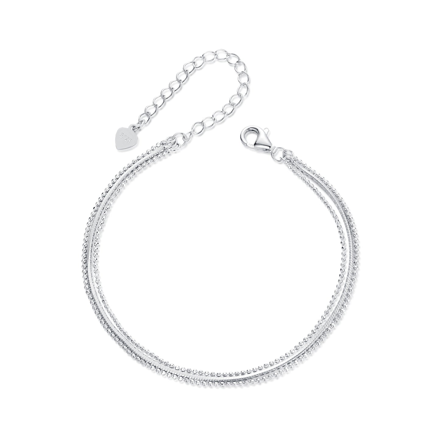 Minimalist Triple-Layer Bracelet