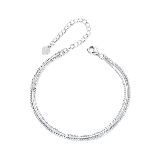 Minimalist Triple-Layer Bracelet