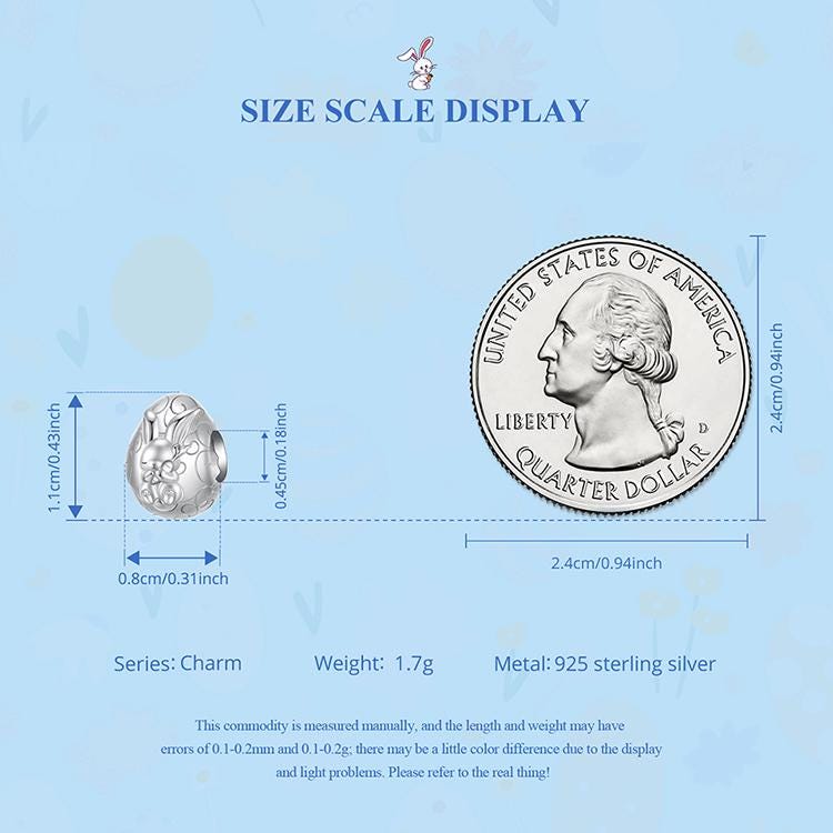 Easter Rabbit Charm