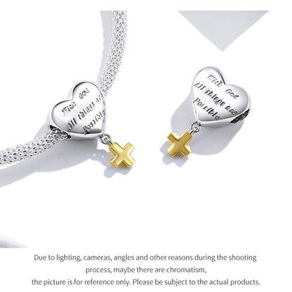 Cross Thanksgiving Charm
