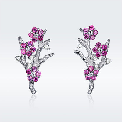Plum Blossom Earrings