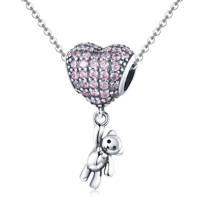 Cute little bear with balloons Charm