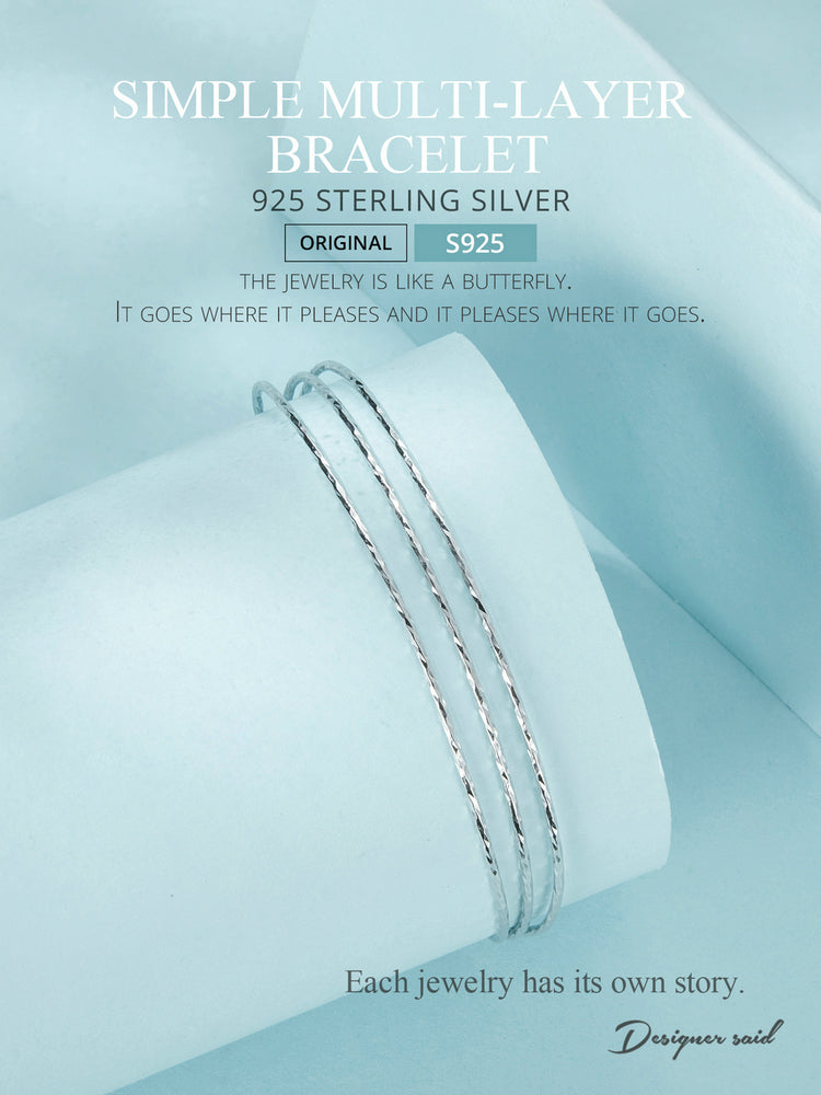 Minimalist Multi-layer Bangle