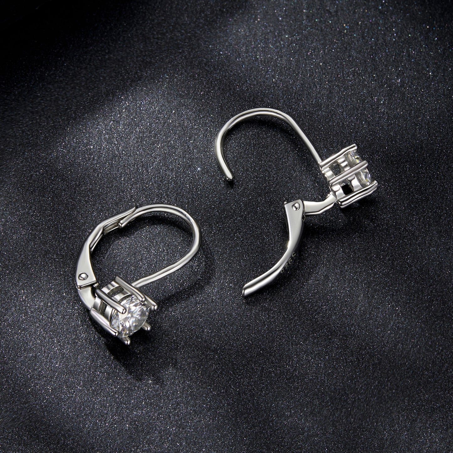 Moissanite Spring Ear Climbers