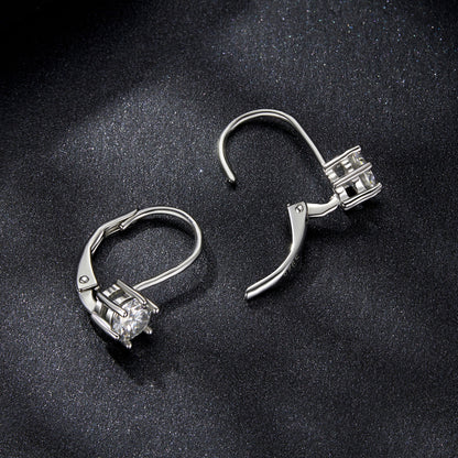 Moissanite Spring Ear Climbers