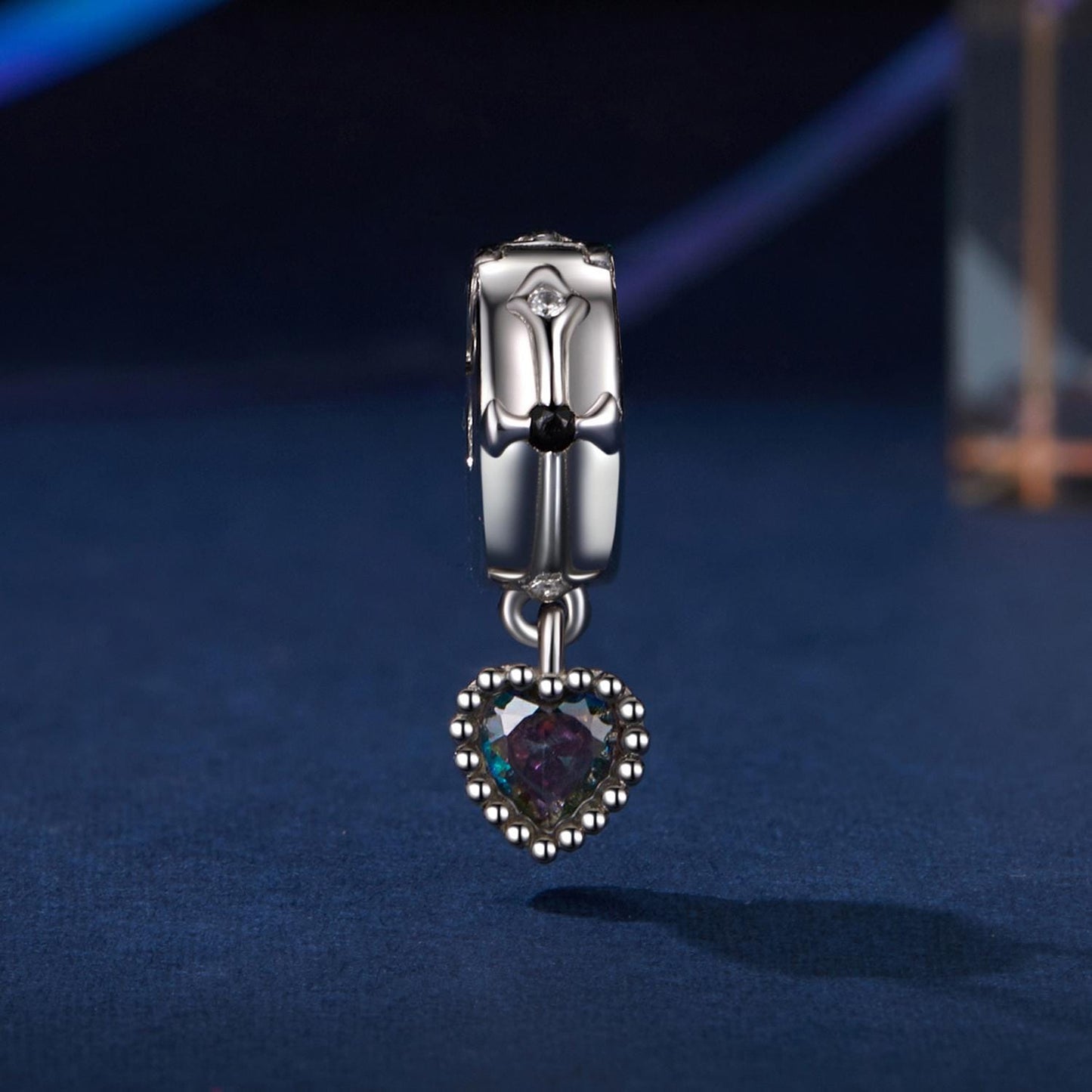 Cross Stopper Beads Charm