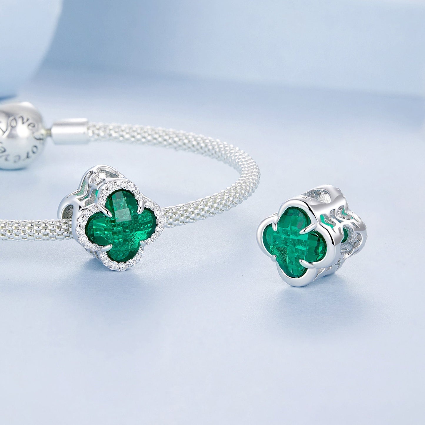 Four-leaf Clover Charm