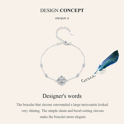 Luxurious Moissanite Bracelet