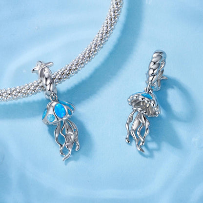 Fantasy Jellyfish Pendant Charm