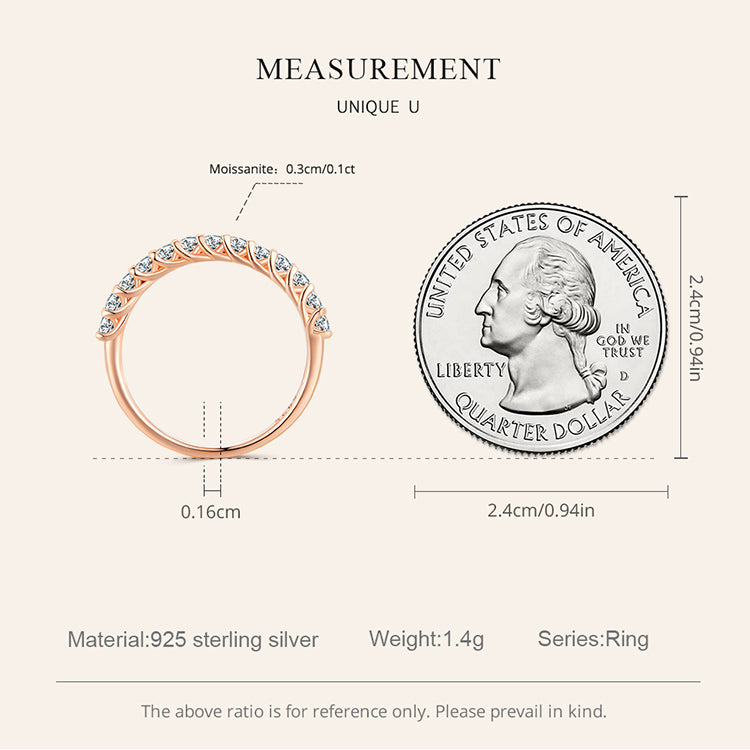 Solo Moissanite Ring
